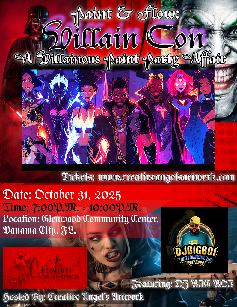 Paint & Flow: Villain Con Ticket