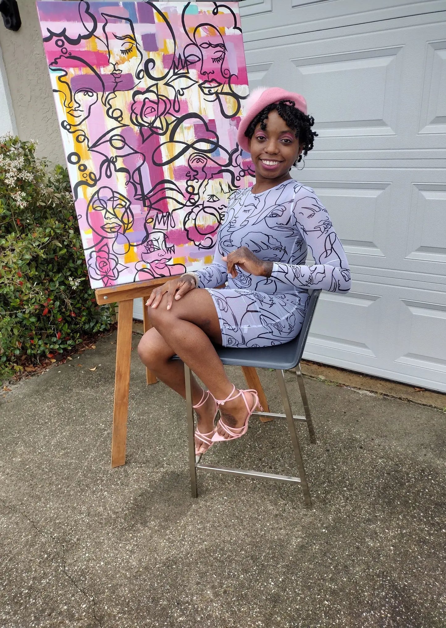 Expressive abstract painting by Creative Angel Artwork - Add a modern touch to your home decor