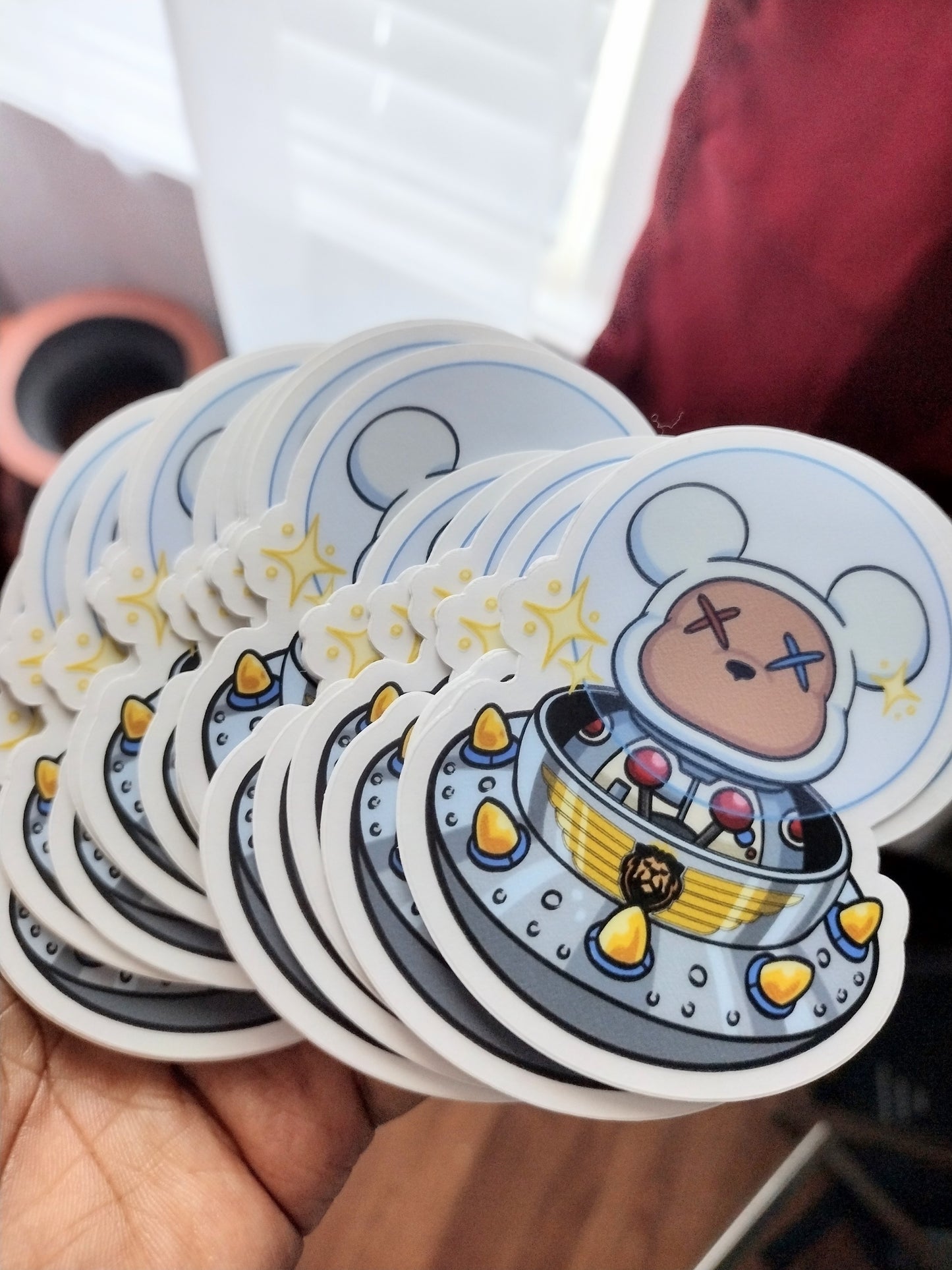 Space Bear Sticker