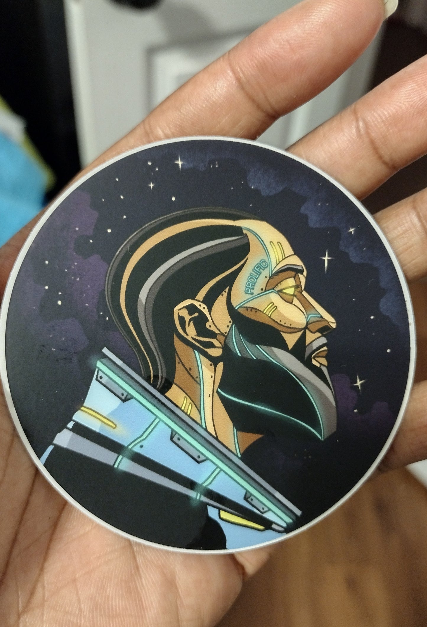 Cyber Nip Sticker