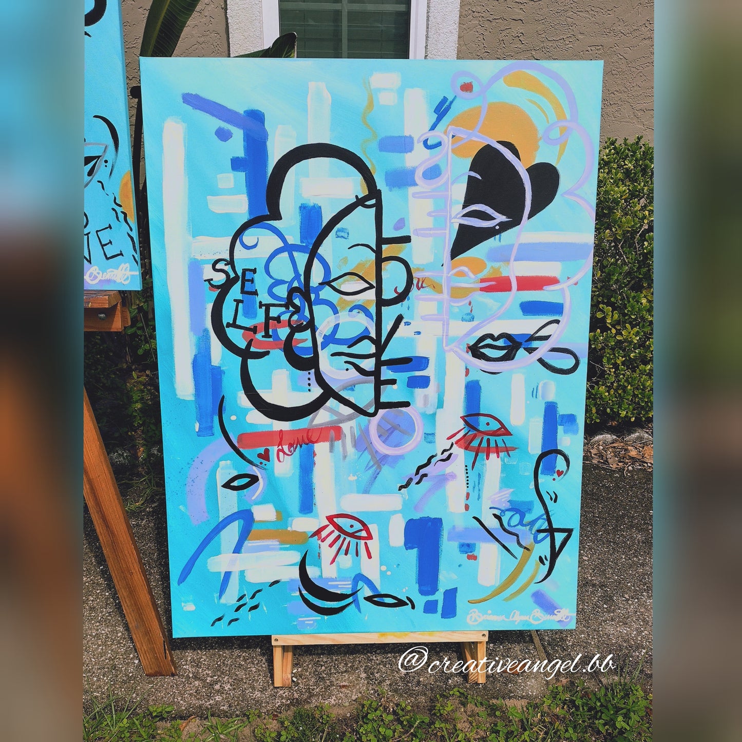 Expressive abstract painting by Creative Angel Artwork - Add a modern touch to your home decor