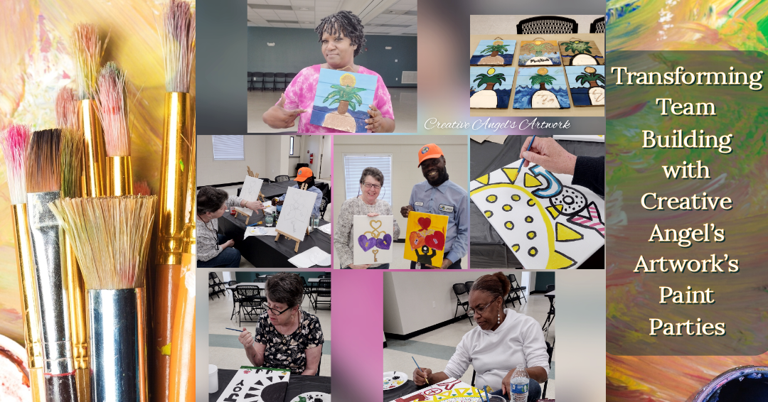 Creative Angel's Artwork Paint Parties and Team Building Photo Image
