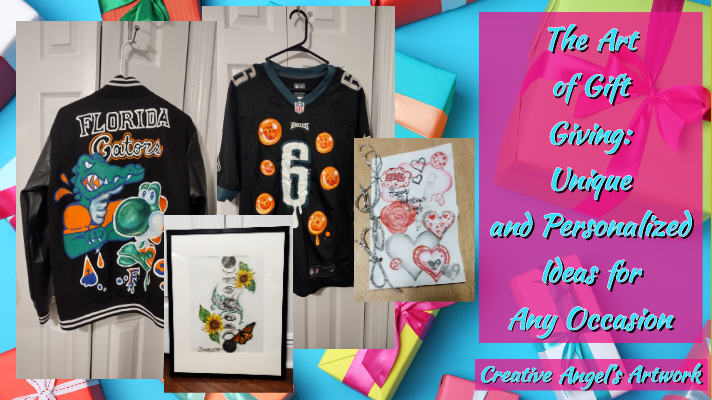 Creative Angel's Artwork art-inspired gifts, personalized gifts, unique gifts, custom portrait painting, handmade jewelry, art-inspired home decor, art supplies, art classes