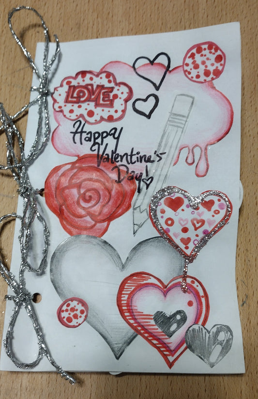 Create a Handmade Valentine's Day Card in Less than 10 Steps  w/ Creative Angel's Artwork