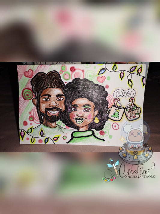 Christmas Card: Christmas Couple