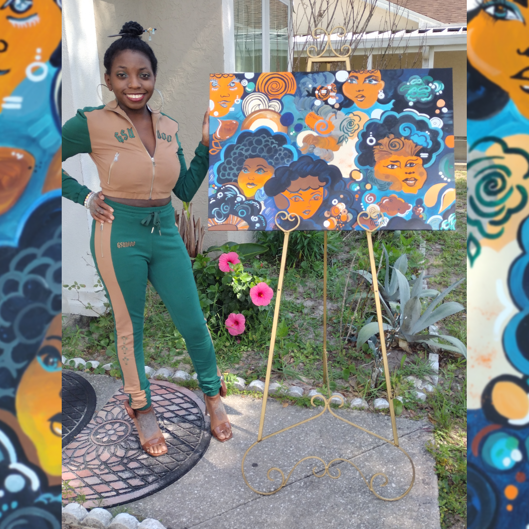 "Afro-Expressionism" Painting