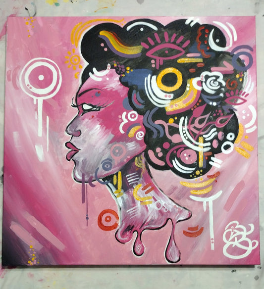 "Mind of an Afro-Expressionist" Painting