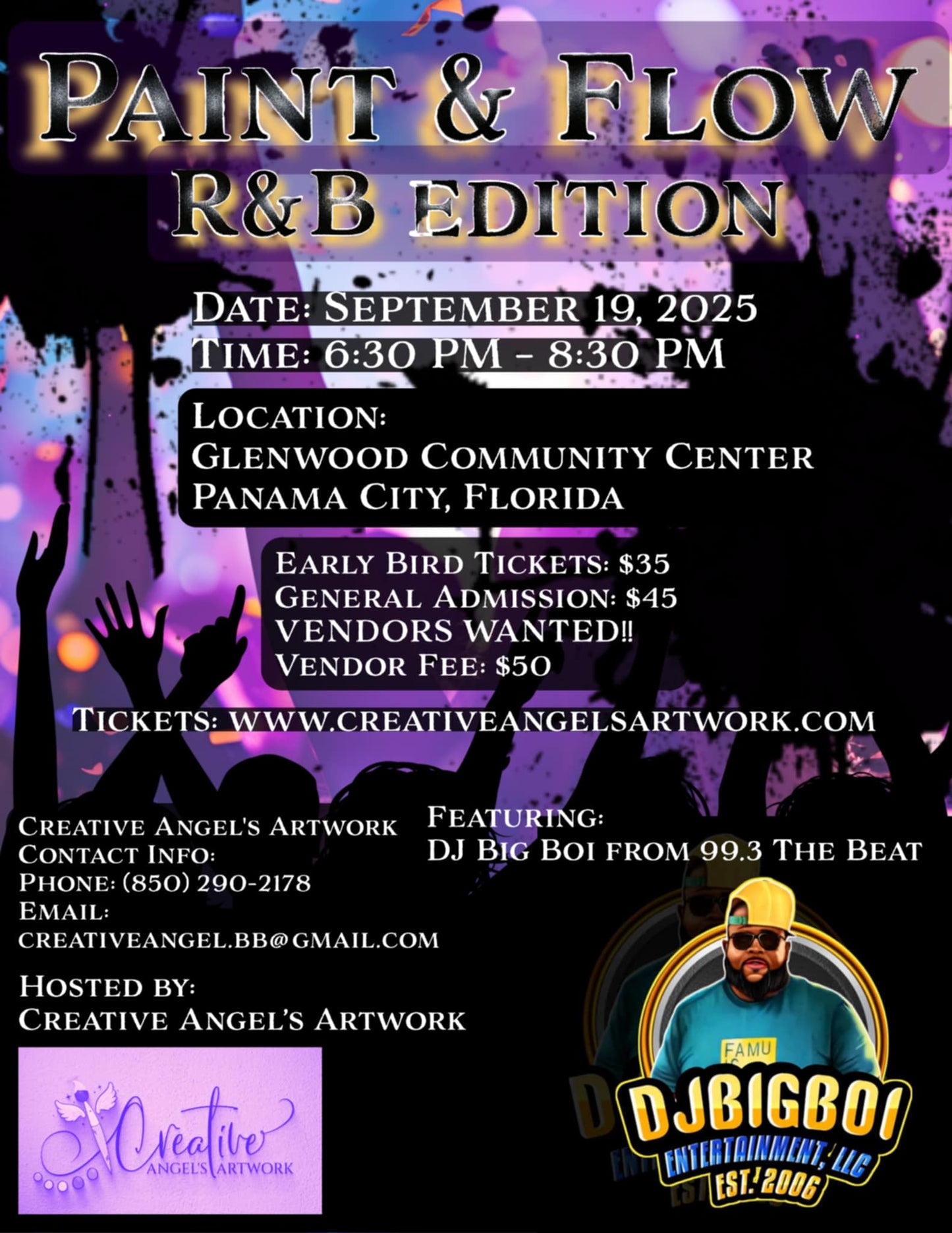 Paint & Flow: R&B Edition – General Admission Ticket