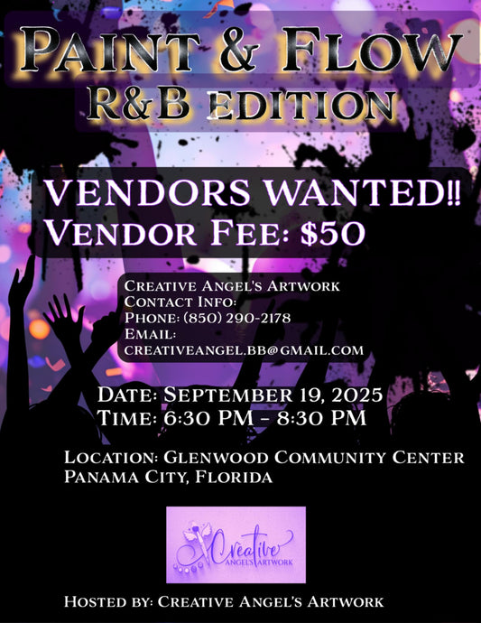 Vendor Set up– Paint & Flow: R&B Edition | Panama City, FL