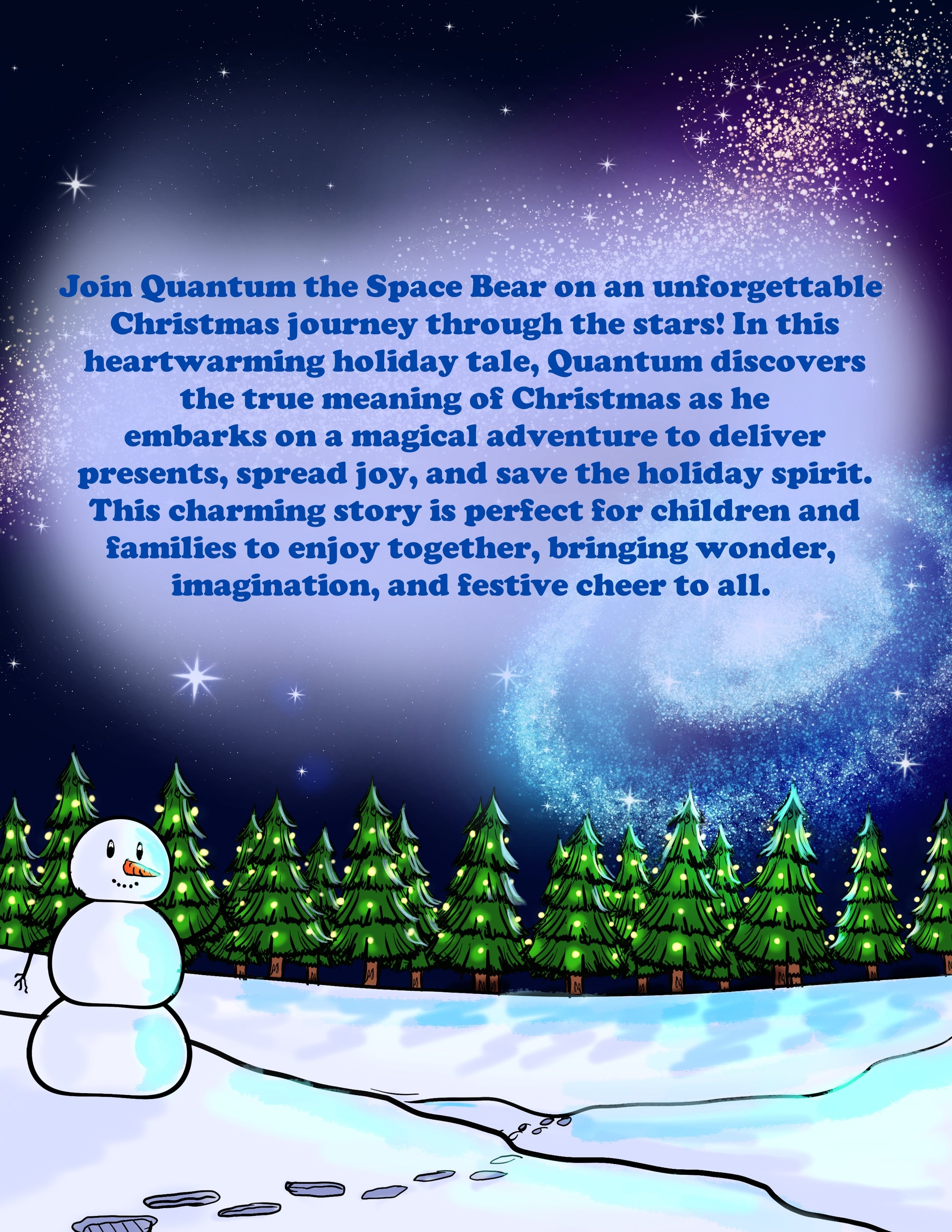 quantum's cosmic Christmas adventure story page